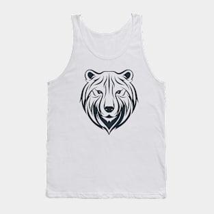 Grizzly Bear Animal Freedom World Wildlife Wonder Vector Graphic Tank Top